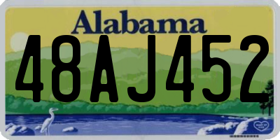 AL license plate 48AJ452