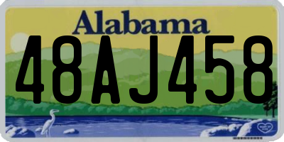 AL license plate 48AJ458
