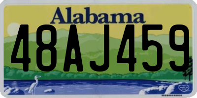 AL license plate 48AJ459