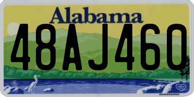 AL license plate 48AJ460