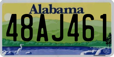 AL license plate 48AJ461