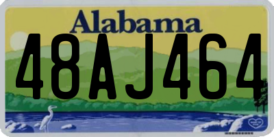 AL license plate 48AJ464