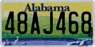 AL license plate 48AJ468