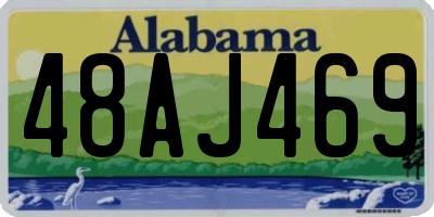 AL license plate 48AJ469