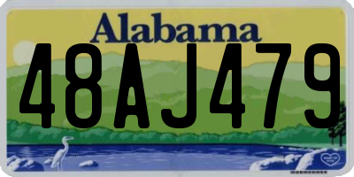 AL license plate 48AJ479