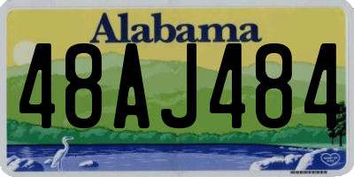 AL license plate 48AJ484