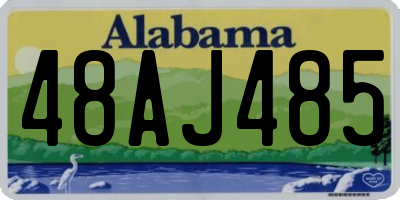 AL license plate 48AJ485