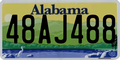 AL license plate 48AJ488