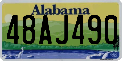 AL license plate 48AJ490