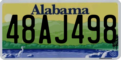 AL license plate 48AJ498