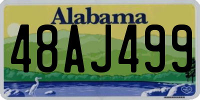 AL license plate 48AJ499