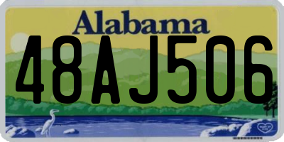 AL license plate 48AJ506