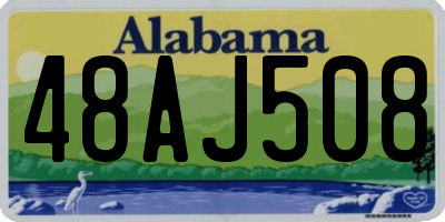 AL license plate 48AJ508