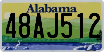 AL license plate 48AJ512