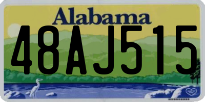 AL license plate 48AJ515