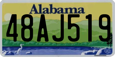 AL license plate 48AJ519