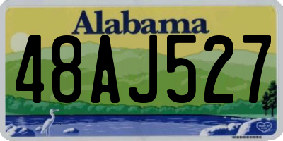 AL license plate 48AJ527