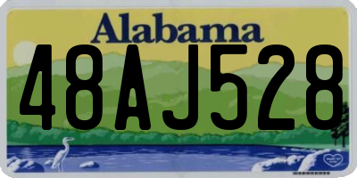 AL license plate 48AJ528