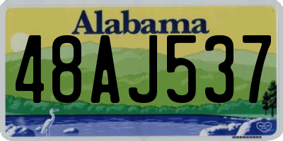 AL license plate 48AJ537