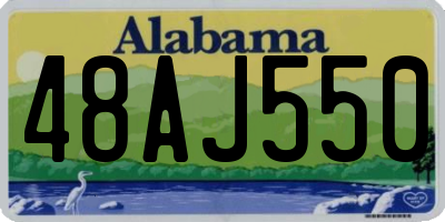 AL license plate 48AJ550