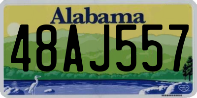 AL license plate 48AJ557