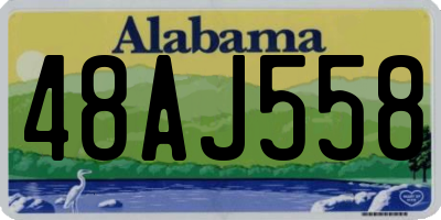 AL license plate 48AJ558