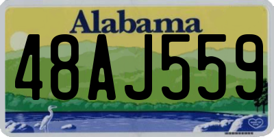 AL license plate 48AJ559