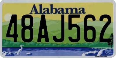 AL license plate 48AJ562