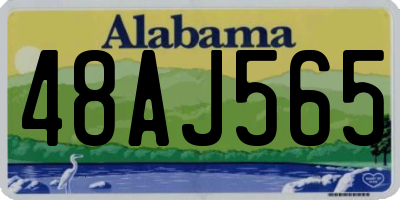 AL license plate 48AJ565