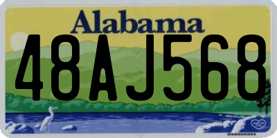 AL license plate 48AJ568