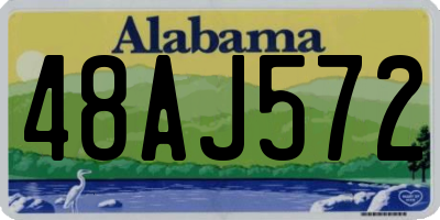 AL license plate 48AJ572