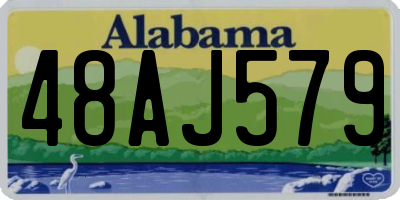 AL license plate 48AJ579