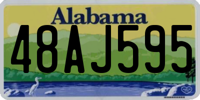 AL license plate 48AJ595