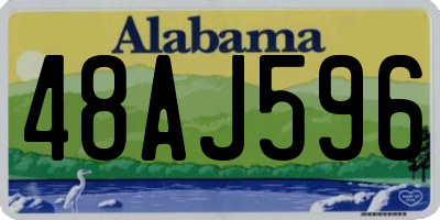 AL license plate 48AJ596