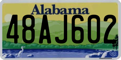 AL license plate 48AJ602