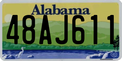 AL license plate 48AJ611