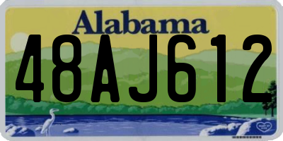 AL license plate 48AJ612