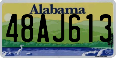 AL license plate 48AJ613