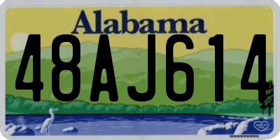 AL license plate 48AJ614