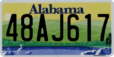 AL license plate 48AJ617