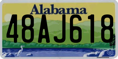 AL license plate 48AJ618