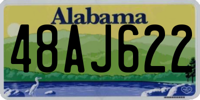 AL license plate 48AJ622