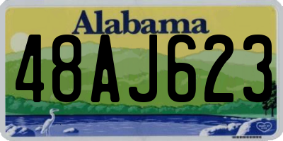 AL license plate 48AJ623