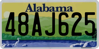 AL license plate 48AJ625