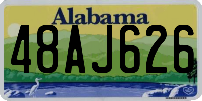 AL license plate 48AJ626