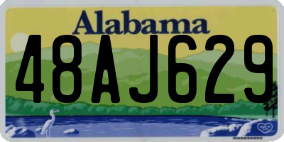 AL license plate 48AJ629