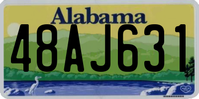 AL license plate 48AJ631