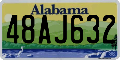 AL license plate 48AJ632