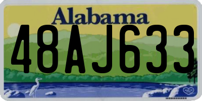 AL license plate 48AJ633