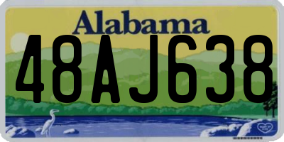 AL license plate 48AJ638